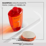 KERASTASE Shampoo Anti-Frizz Cabello Voluminoso E Indisciplinado Bain Oléo-Relax Discipline 250ml - Imagen 2