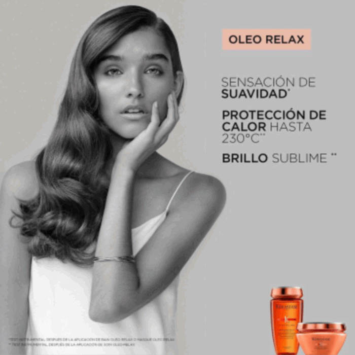 KERASTASE Shampoo Anti-Frizz Cabello Voluminoso E Indisciplinado Bain Oléo-Relax Discipline 250ml - Imagen 3
