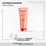 KERASTASE Acondicionador Anti-Frizz Cabello Indisciplinado Fondant Fluidealiste Discipline 200ml - Imagen 3