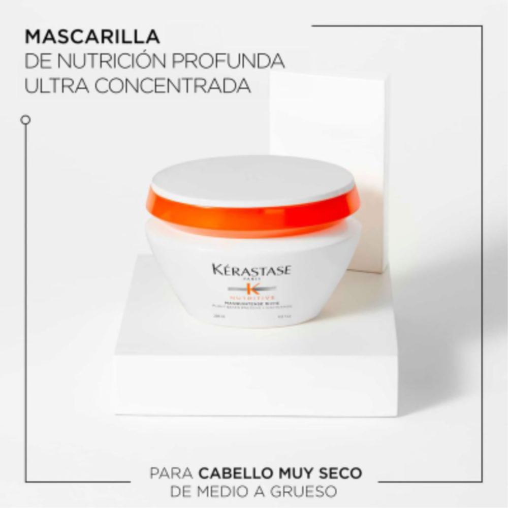 143 KERASTASE Mascarilla Kérastase Nutritive Masquintense Riche para cabello muy seco 200ml - Imagen 2