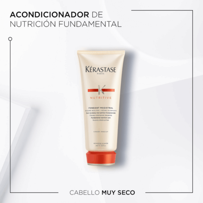 KERASTASE ACONDICIONADOR DE NUTRICIÓN FONDANT MAGISTRAL PARA CABELLO MUY SECO 200ML - Imagen 2